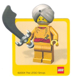 Sticker Sheet, Minifigure Maharaja Lallu