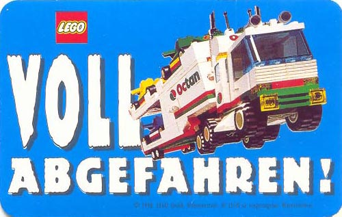 Sticker Sheet, VOLL ABGEFAHREN!