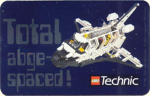 Sticker Sheet, 'Total abge-spaced!'