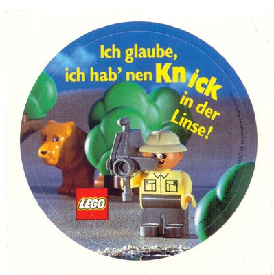 Sticker Sheet, Ich glaube, ich hab' nen Knick in der Linse!