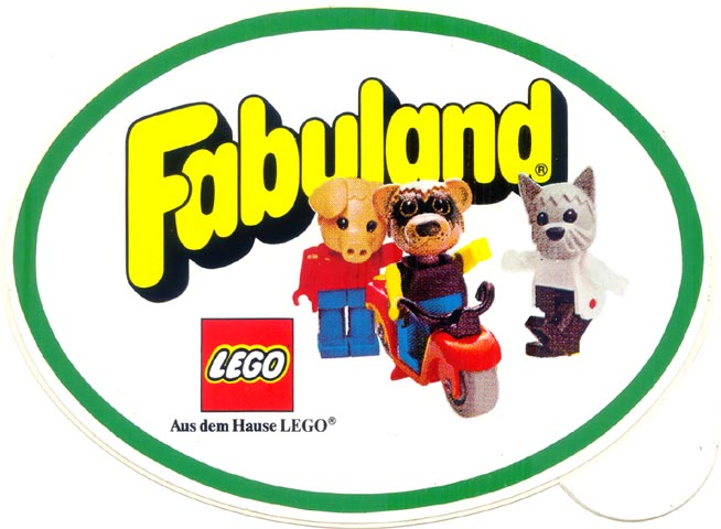Sticker Sheet, Fabuland