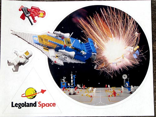 Sticker Sheet, Legoland Space