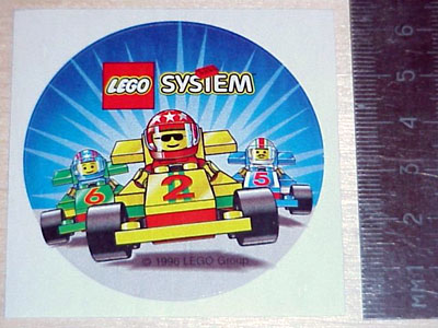Sticker Sheet, LEGO System Racers