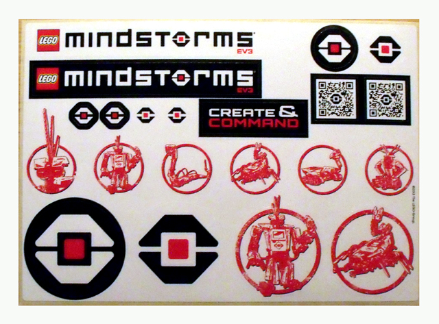 Sticker Sheet, Mindstorms EV3 Promotional Sheet