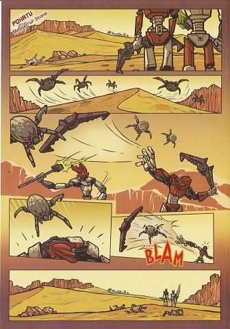 Sticker Sheet, Bionicle Pohatu Comic Strip, Sheet of 4