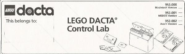 Sticker Sheet for Storage Box of Control Lab Curriculum Pack