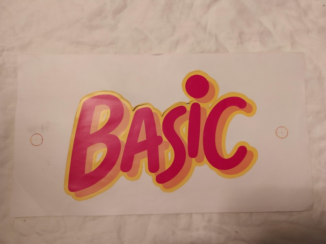 Sticker Sheet, Basic