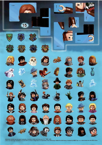 Sticker Sheet, Harry Potter, Sheet of 70