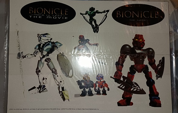 Sticker Sheet, Bionicle The Movie