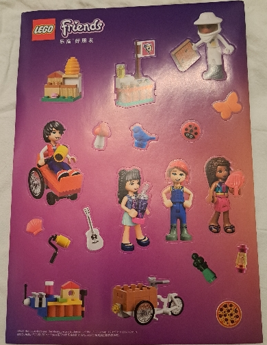 Sticker Sheet, Friends, Sheet of 19 Stickers (Chinese)