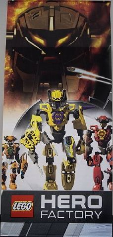 Display Flag Cloth, Hero Factory, Evo 2.0, Nex 2.0, Furno 2.0