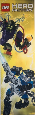 Display Flag Cloth, Hero Factory, Volix and Stringer, Medium