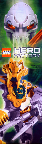 Display Flag Cloth, Hero Factory, Nex 3.0