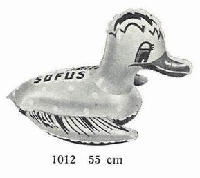 Inflatable Duck Sofus (Swimming Articles)