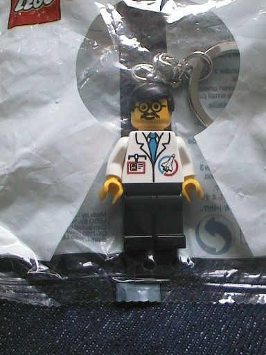 Space Port Scientist Key Chain
