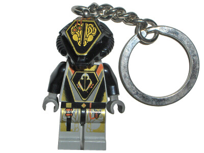 UFO Alien with Black Helmet Key Chain