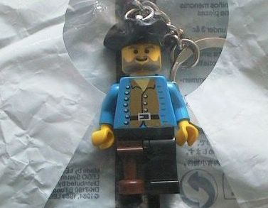 Pirate with Brown Shirt Key Chain