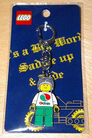 Octan Minifigure Flat Metal Key Chain