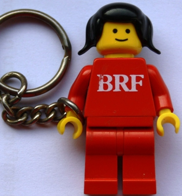 BRF Female Red Torso Red Legs Key Chain