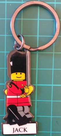 Legoland Guard Jack Metal Key Chain