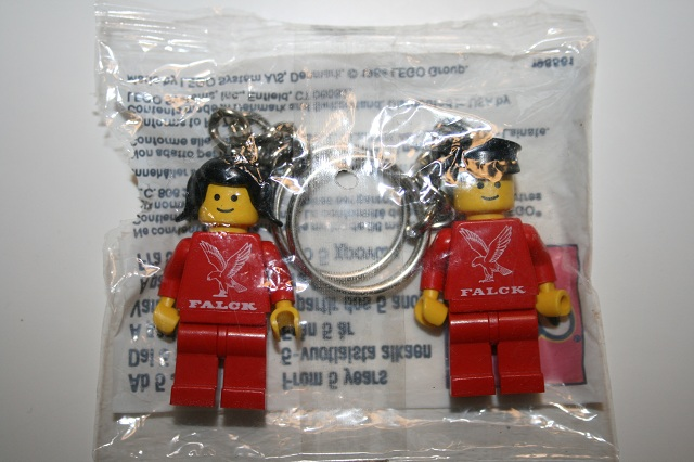 Minifigure Falck Female and Male Key Chain