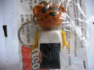 Raccoon 3 Key Chain - Twisted Metal Chain, no LEGO Logo on Back