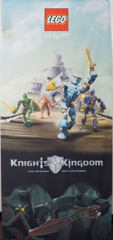 Display Flag Cloth, Knights Kingdom II 1st Release of Large Figures