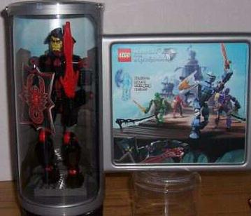 Display Assembled Set, Small Plastic Case with Knights Kingdom II Vladek Figure (8786)