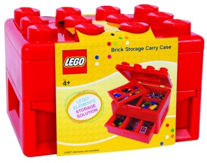 Brick Storage Carry Case - Red