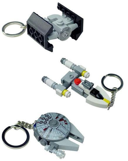 Star Wars Key Chain Spaceship Set of 3