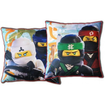 Bedding, Pillow - The LEGO NINJAGO Movie Double-Sided, Zane, Jay, Lloyd, Kai Pattern