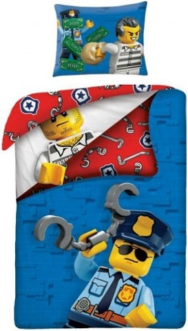 Bedding, Duvet Cover and Pillowcase (140 x 200cm) - City Police & Crook