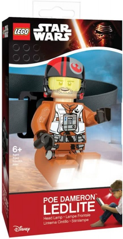 Head Lamp, Minifigure LED Headlamp Torch - Poe Dameron