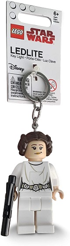 LED Key Light Princess Leia with Blaster Key Chain (LEDLITE)
