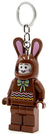 LED Key Light Chocolate Bunny Key Chain (LEDLITE)