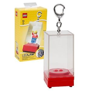 LED Key Light Minifigure Display Case Key Chain (LEDiteE) Red