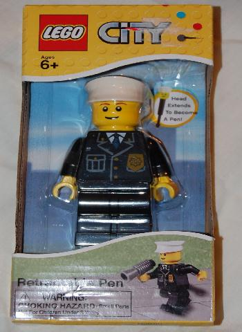 City Police Pen, Minifigure Retractable