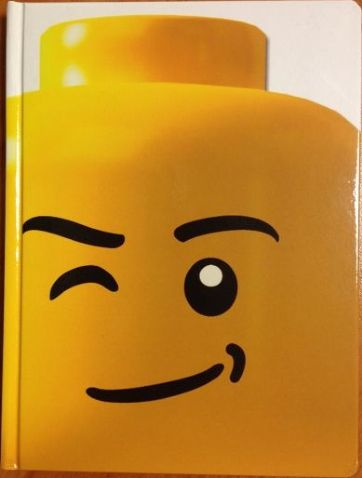 Notebook, Minifigure Head Hardcover Journal, 80 sheets
