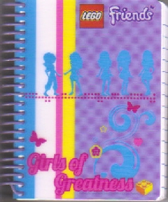Notebook, Friends 'Girls of Greatness', Spiral Bound, 200 Sheets