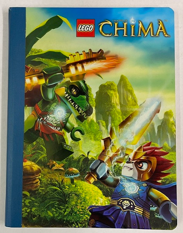 Notebook, LEGENDS OF CHIMA - Laval & Cragger - 100 Wide Ruled Sheets