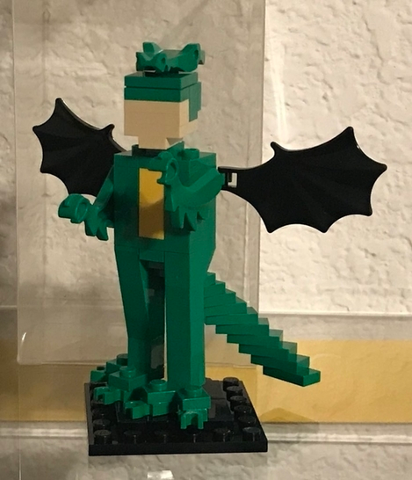 Miniland Figure in Dragon Costume (Glued)