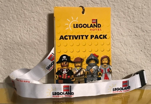 Lanyard with Activity Pack and LEGOLAND Florida Resort Pattern