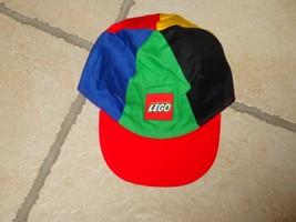 Ball Cap, Classic Colors with Lego Logo Pattern, Red Bill