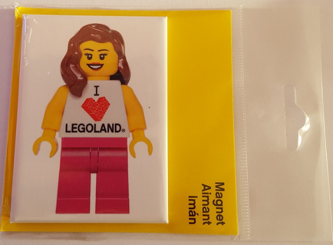 Magnet Flat, Minifigure I Brick LEGOLAND Female