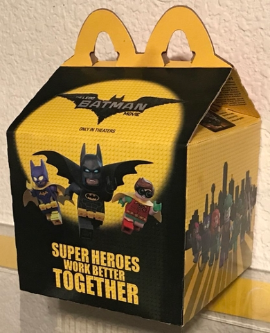 McDonalds Happy Meal Box, The LEGO Batman Movie Pattern