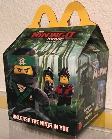 McDonalds Happy Meal Box, The LEGO NINJAGO Movie Pattern