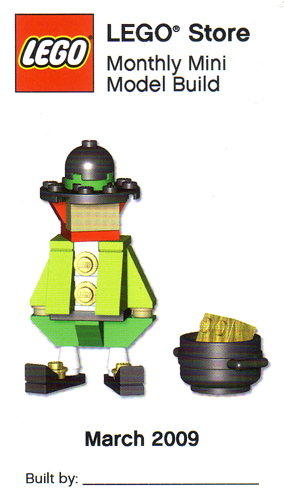 Monthly Mini Model Build Card - 2009 03 March, Leprechaun (UK, US)
