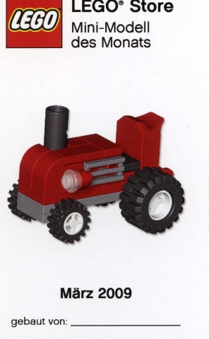 Mini-Modell des Monats-Karte - 2009 03 März, Traktor