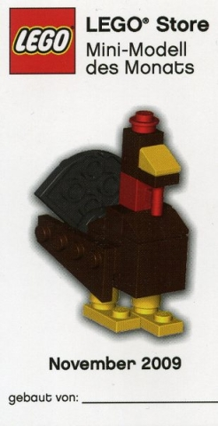 Mini-Modell des Monats-Karte - 2009 11 November, Truthahn