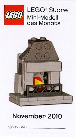 Mini-Modell des Monats-Karte - 2010 11 November, Kamin